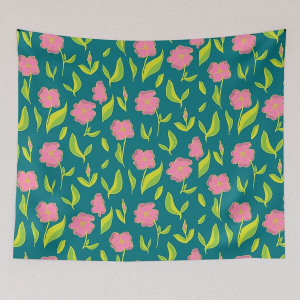 Item preview, Vintage Flowerpattern designed and sold by WoodburyLake.