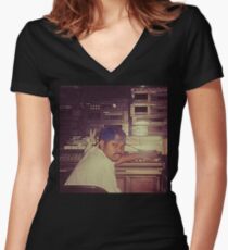 Screw Tape Nation Women's Fitted V-Neck T-Shirt