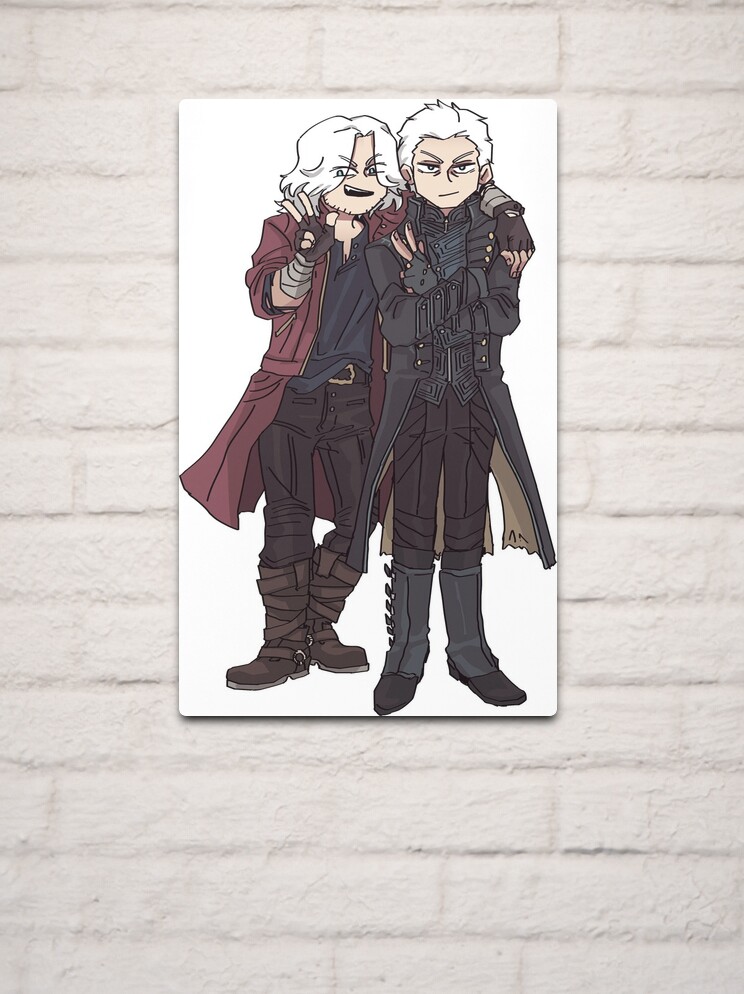 Devil May Cry - Dante and Vergil Metal Print by Azrael Art - Pixels