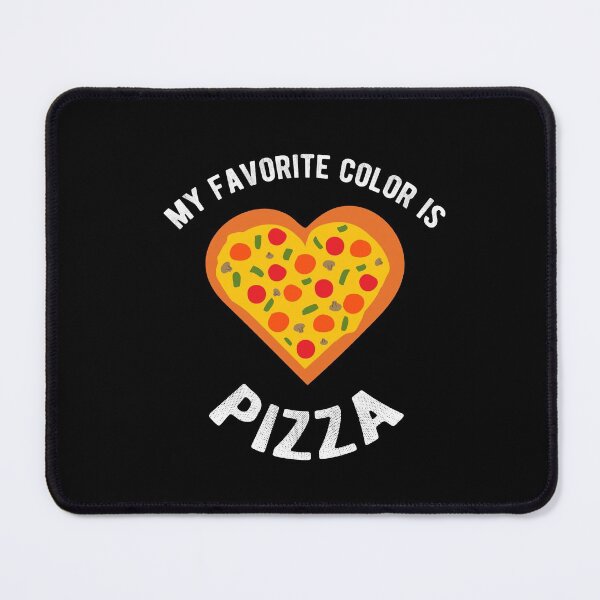 Item preview, My Favorite Color is Pizza and Pizza Heart designed and sold by RUGO-design.