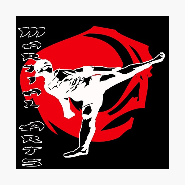 Artikel-Vorschau von Martial Arts Kick Kampfsport Motiv, designt und verkauft von Merchandiser099.