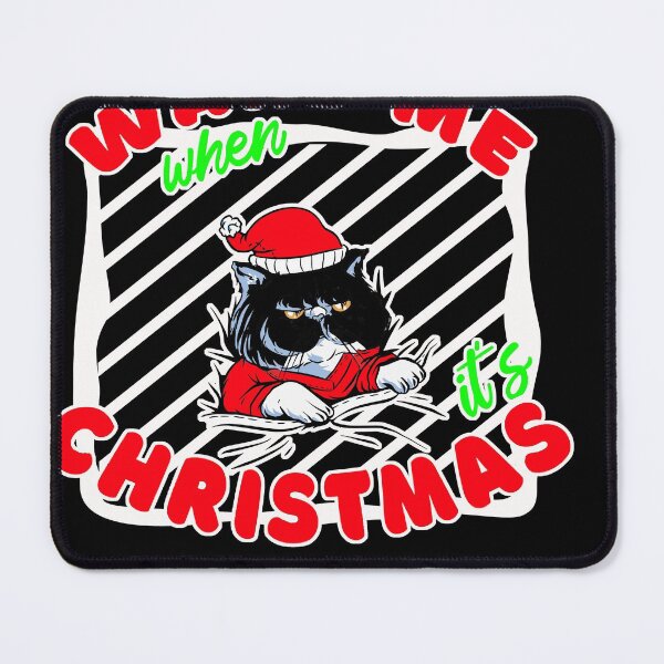 Item preview, Christmas Saying Wake Me When It's Christmas designed and sold by Merchandiser099.