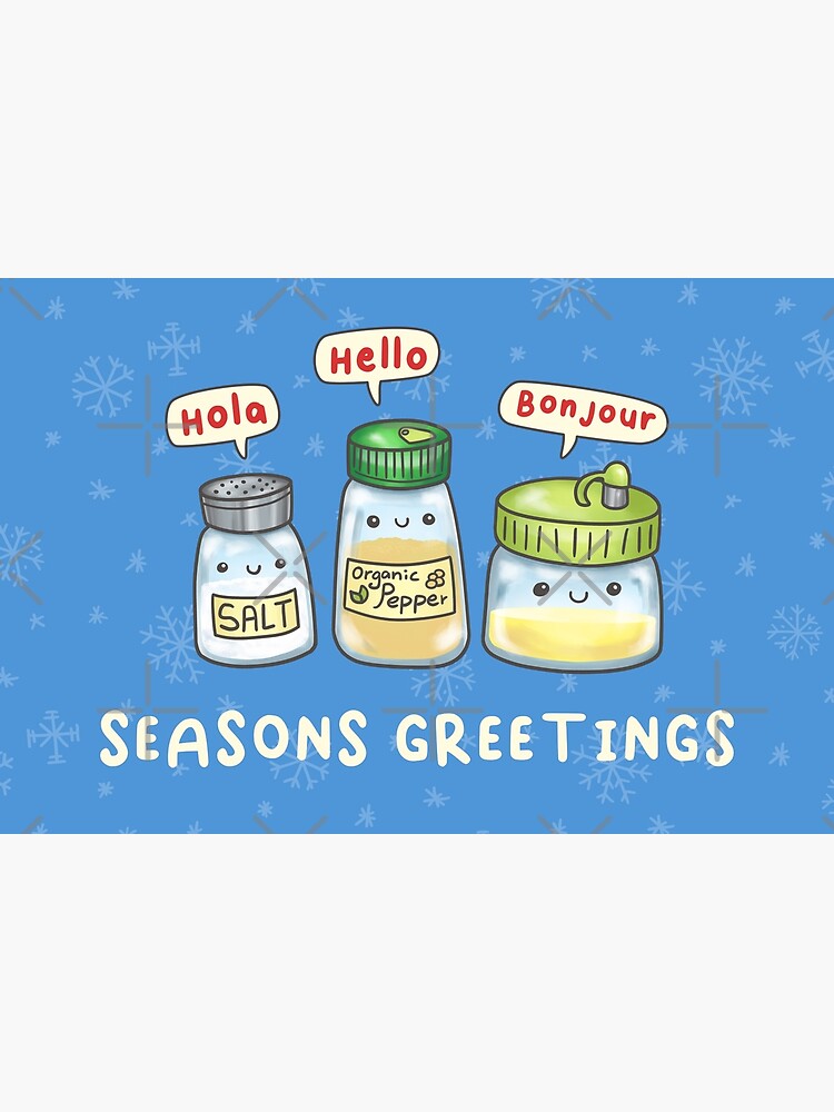 "FUNNY SEASON'S GREETINGS PUN" Poster by Lakisha0326 Redbubble