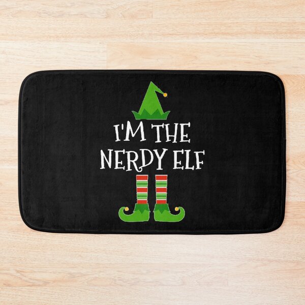 Item preview, I'm The Nerdy Elf Matching Family Group Christmas graphic designed and sold by TopRatedDesigns.