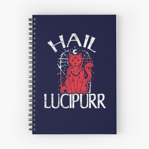 Item preview, Hail Lucipurr - Cat Lover Owner & Satan Lover - Distressed Style designed and sold by niftee.