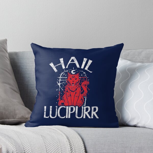 Item preview, Hail Lucipurr - Cat Lover Owner & Satan Lover - Distressed Style designed and sold by niftee.