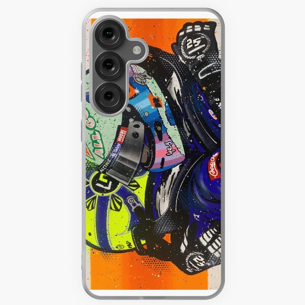 McLaren, Monza 2021, Lando Norris & Daniel Ricciardo - Graffiti Paiting by DRAutoArt Samsung Galaxy Soft Case