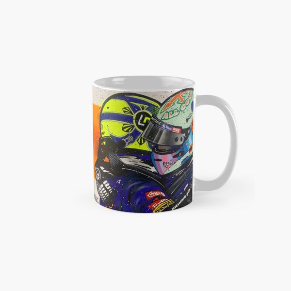 McLaren, Monza 2021, Lando Norris & Daniel Ricciardo - Graffiti Paiting by DRAutoArt Classic Mug
