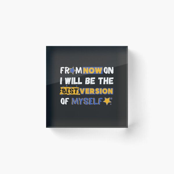 Item preview, The Best Version of Myself | Motivational designed and sold by DoherDesigns.