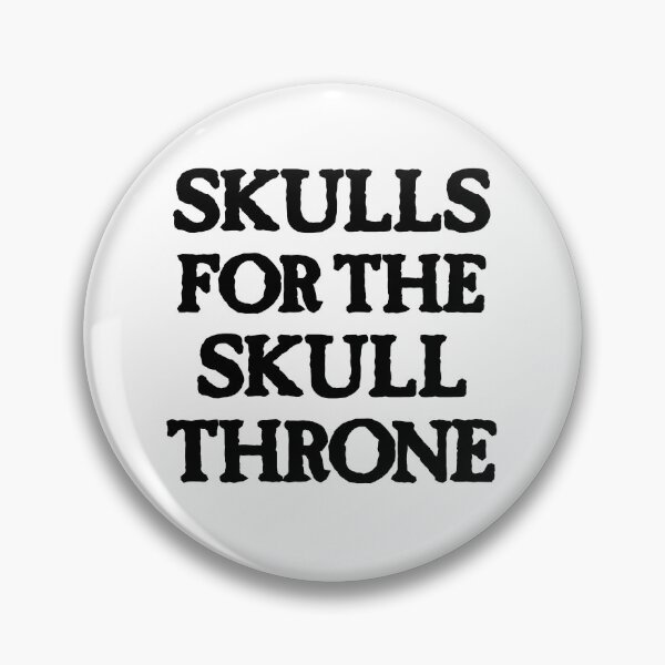 Item preview, Skulls for the Skull Throne (dark) designed and sold by conform.