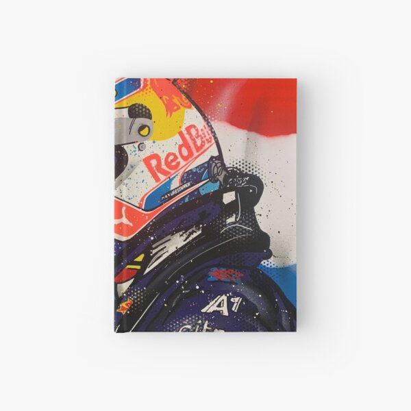 Max Verstappen, Zandvoort 2021 Graffiti Paiting by DRAutoArt Hardcover Journal