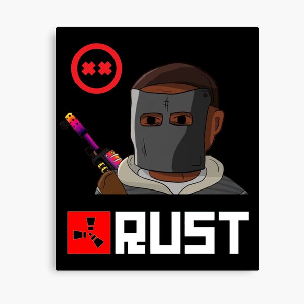 "Rust Game Poster" Canvas Print for Sale by CTTDesigns Redbubble