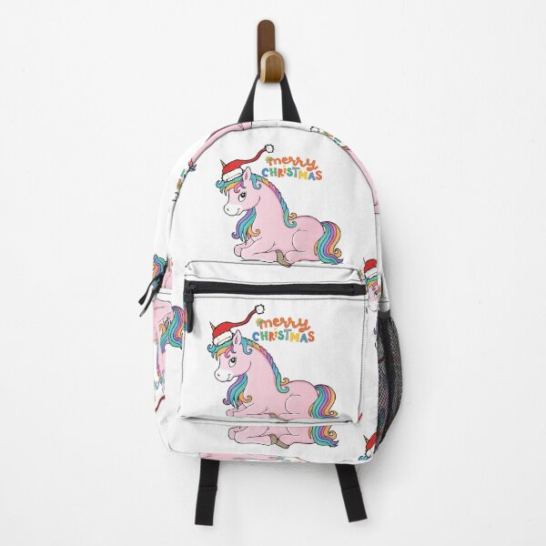 Item preview, cute unicorn with santa claus hat with merry christmas for kids children christmas gifts designed and sold by helkav.