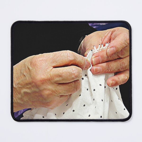 Item preview, Hands Tying Shibori Tie Dye Cloth designed and sold by Linda Walsh.