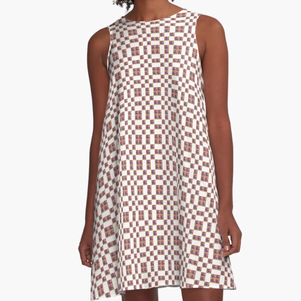 butterfly pattern A-Line Dress