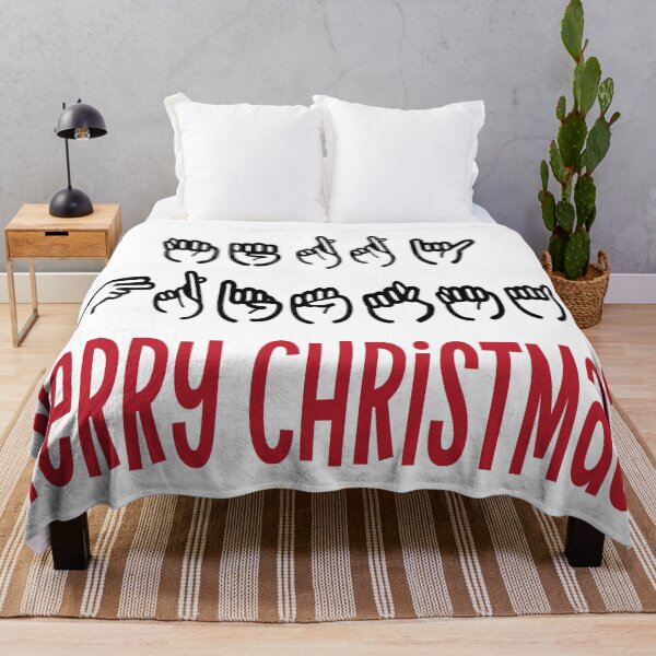 Item preview, ASL MERRY CHRISTMAS designed and sold by RetroPlaceee.