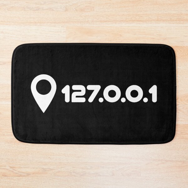 Item preview, 127.0.0.1 IP address with location pin. A localhost design perfect for developers, coders, sysadmins or anyone in IT designed and sold by robimerch.