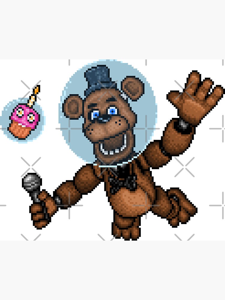 Five Nights at Freddy's 2 - Pixel art - Withered Old Freddy Art Board  Print for Sale by GEEKsomniac