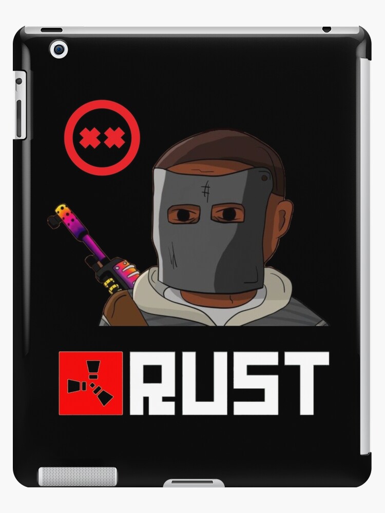 Rust Game Merch Black iPad Case & Skin for Sale by CTTDesigns