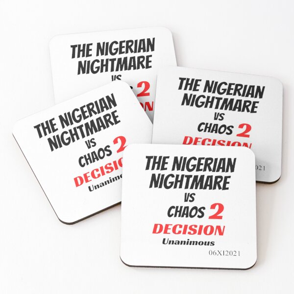 Item preview, mma The Nigerian Nightmare Chaos Decision designed and sold by czavonarola.
