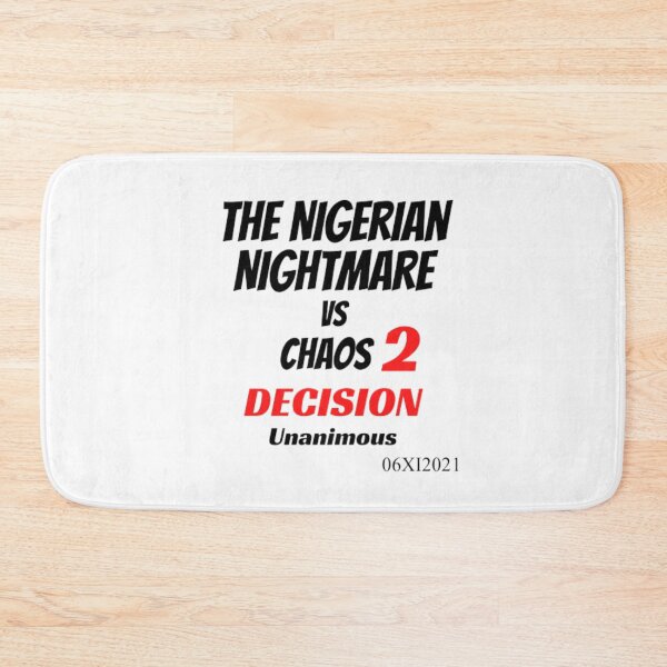 Item preview, mma The Nigerian Nightmare Chaos Decision designed and sold by czavonarola.
