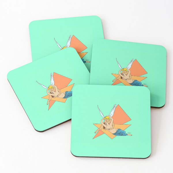 Item preview, Amore e Psiche by Canova- Graphic design turquoise designed and sold by WSCollection.