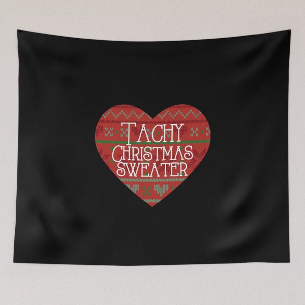 Item preview, Tachy Christmas Sweater - Chronic illness awareness designed and sold by SunnyAlloy.