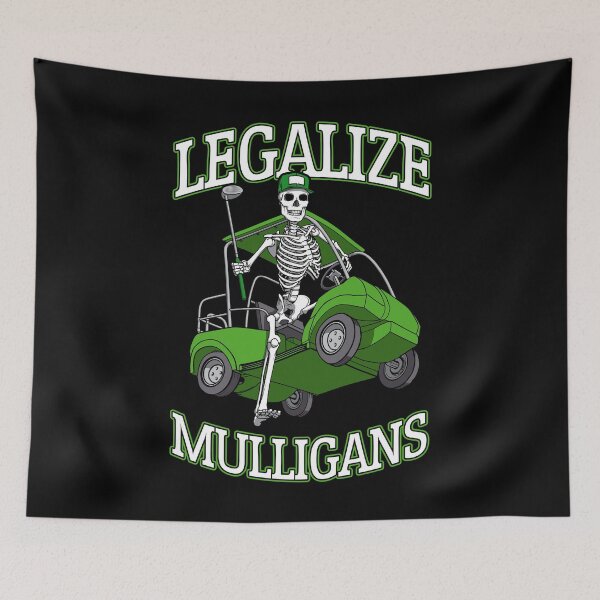 Item preview, Legalize Mulligans Funny Golf Cart Skeleton Golfer Quote designed and sold by GrandeDuc.