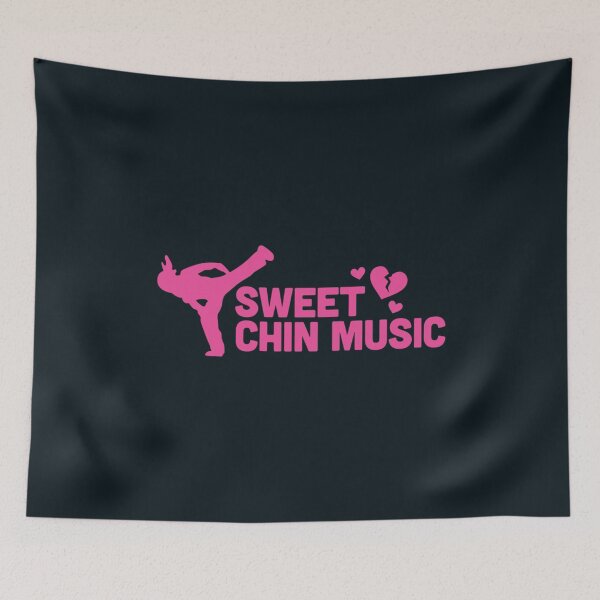 Artikelvorschau, Sweet Chin Music entworfen und verkauft von GlassWallClocks.