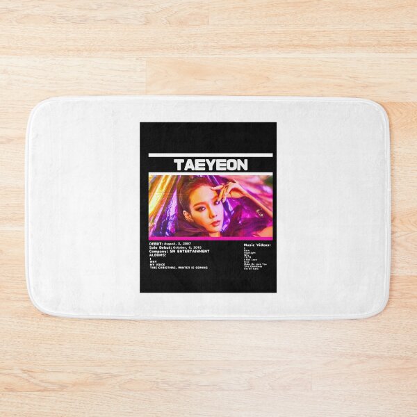 Item preview, TaeYeon Infomation designed and sold by GlassWallClocks.