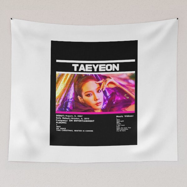 Item preview, TaeYeon Infomation designed and sold by GlassWallClocks.