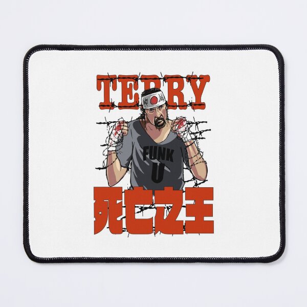 Item preview, Terry Funk King of Death designed and sold by GlassWallClocks.