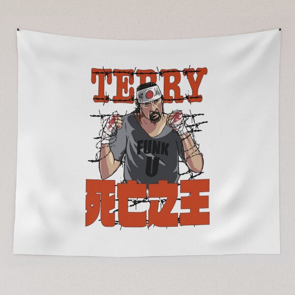 Item preview, Terry Funk King of Death designed and sold by GlassWallClocks.