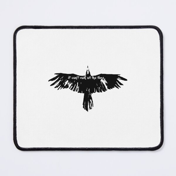 Item preview, the crow it cantt rain all the time designed and sold by GlassWallClocks.