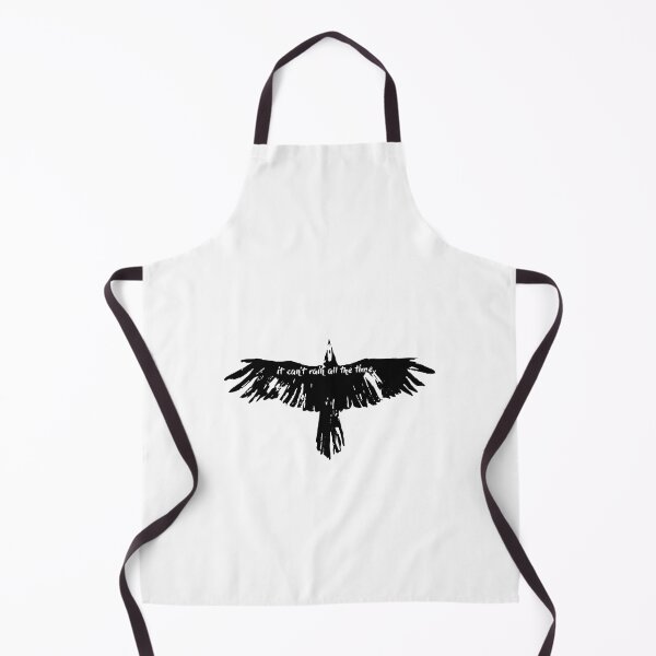 Item preview, the crow it cantt rain all the time designed and sold by GlassWallClocks.