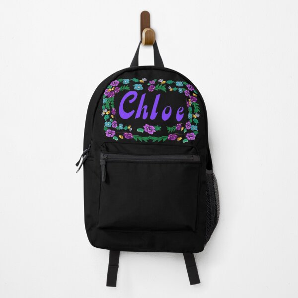 Item preview, Top 10 best personalised gifts 2022 - Chloe personalised,personalized name in purple with floral border - custom name designed and sold by Artonmytee.