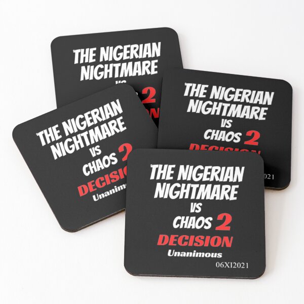 Item preview, mma The Nigerian Nightmare Chaos Decision designed and sold by czavonarola.