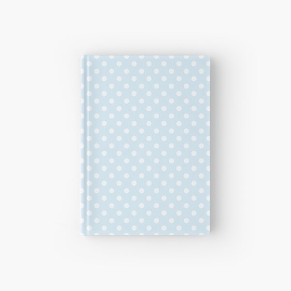 Item preview, Small White Polka Dots on Light Blue designed and sold by Pinkdeer Designs.