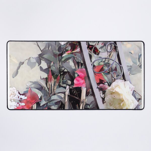 Item preview, Rose tendril with white roses designed and sold by Patricia Piotrak.