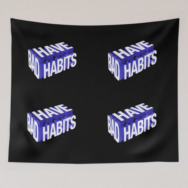 Item preview, Have Bad Habits 3D Text Box  designed and sold by Joolsd.