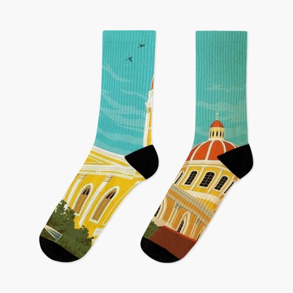 Item preview, GRANADA NICARAGUA : Vintage Travel Advertising Print designed and sold by posterbobs.
