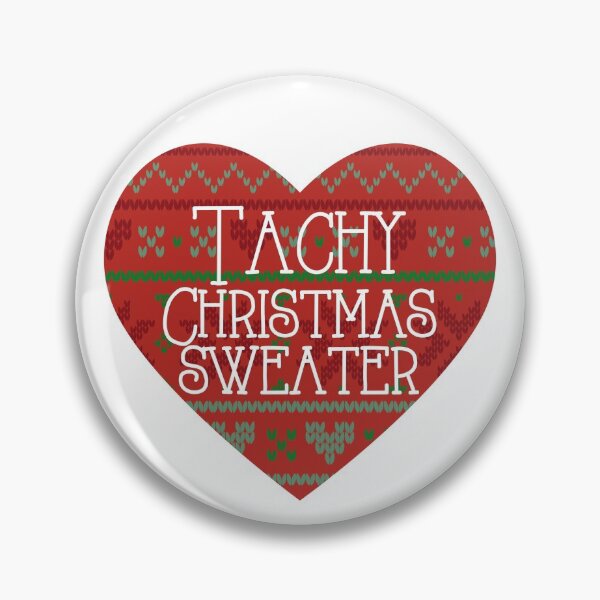 Item preview, Tachy Christmas Sweater - Chronic illness awareness designed and sold by SunnyAlloy.