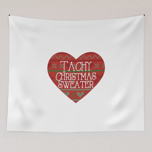 Item preview, Tachy Christmas Sweater - Chronic illness awareness designed and sold by SunnyAlloy.