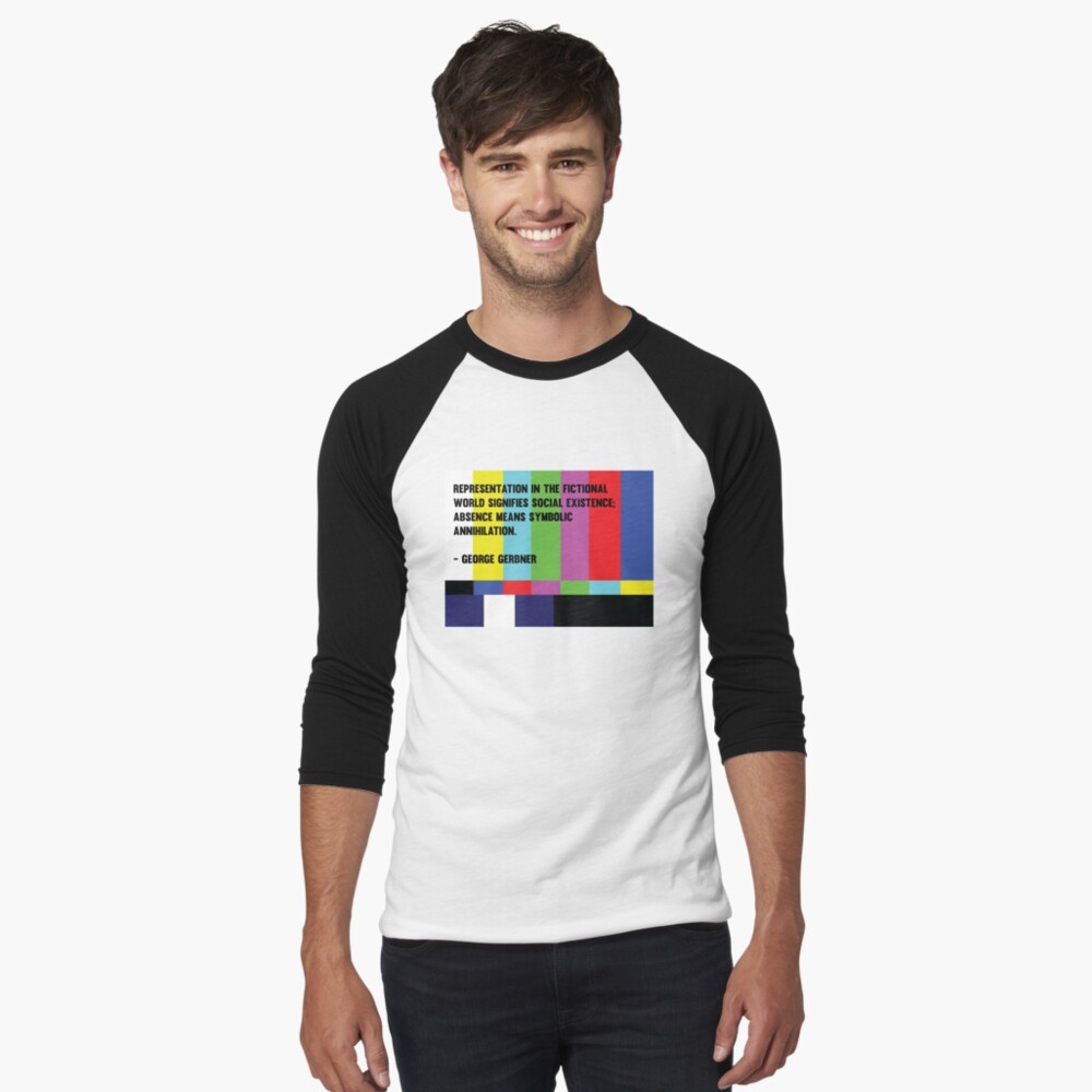 Gerbner Says Baseball ¾ Sleeve T-Shirt