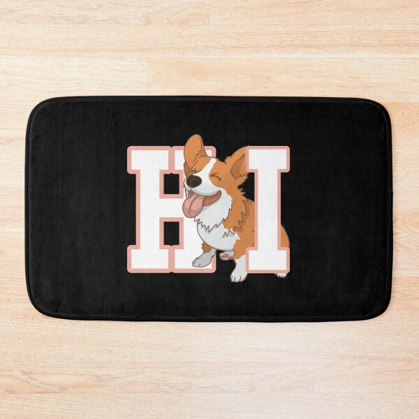 Item preview, hi, hello, dog over cat. cute corgi puppy, corgi lover designed and sold by efenem.