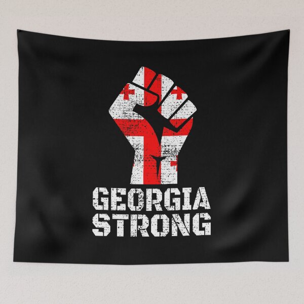 Item preview, Georgia Vintage Flag | Georgian Sakartvelo Flag designed and sold by MagicBoutique.
