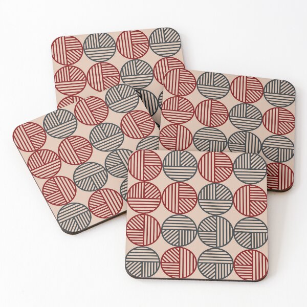 Item preview, Circle pattern: Maroon + Deep Blue designed and sold by ZAHARA-.