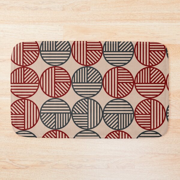 Item preview, Circle pattern: Maroon + Deep Blue designed and sold by ZAHARA-.