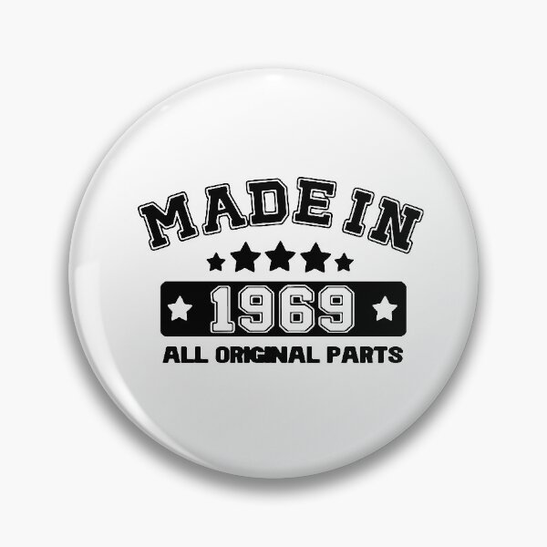 Item preview, Made in 1969 All Original Parts Gift Premium Apparel Funny Holiday Xmas designed and sold by DesignByHeartUK.