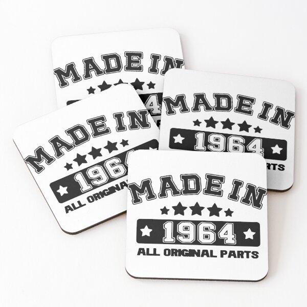 Item preview, Made in 1964 All Original Parts Gift Premium Apparel Funny Holiday Xmas designed and sold by DesignByHeartUK.